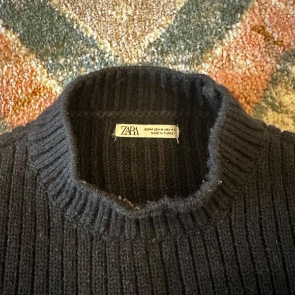 ZARA Mock Neck Sweater - Picture 2 of 3
